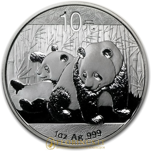 2010 Panda China 10 Yuan 1 oz silver coin (1)