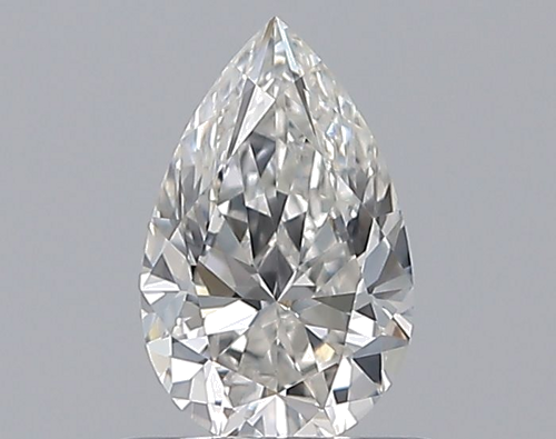 0.57 carat G-VS2 Natūralus Pear Deimantas (1)