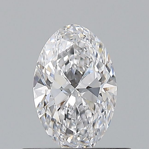 0.5 carat D-VS2 Natūralus Oval Deimantas (1)