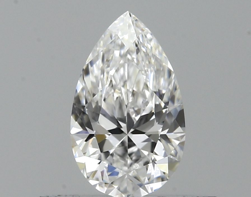0.32 carat D-VVS1 Natūralus Pear Deimantas (1)