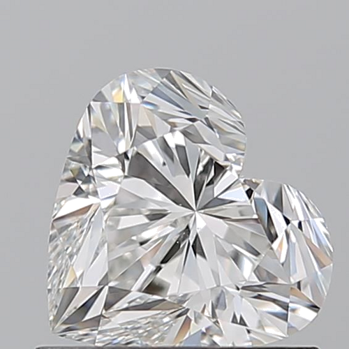 0.9 carat G-VS2 Natūralus Heart Deimantas (1)