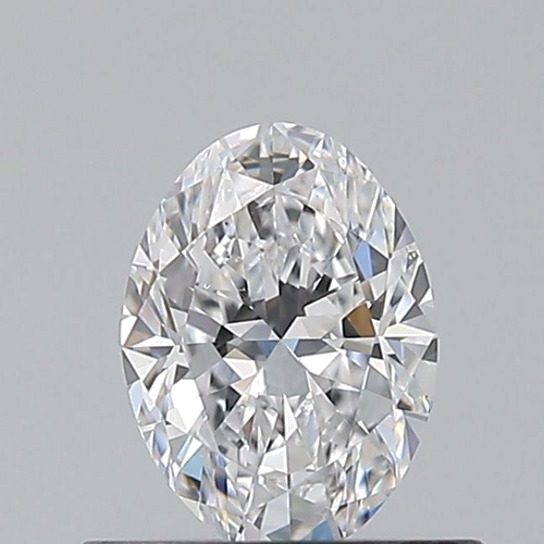 0.5 carat D-VS2 Natūralus Oval Deimantas (1)