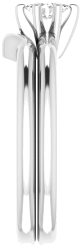 10K White  5x3 mm Marquise Solitaire Engagement Ring Mounting (9)