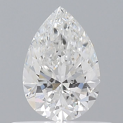 0.5 carat E-SI2 Natūralus Pear Deimantas (1)