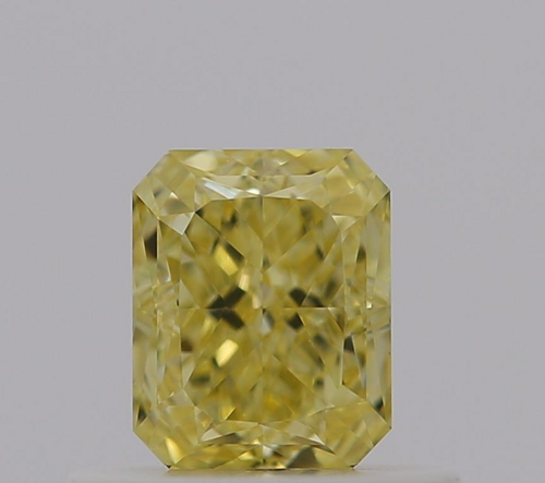 0.51 carat Fancy Intense Yellow-VS2 Natūralus Radiant Deimantas (1)