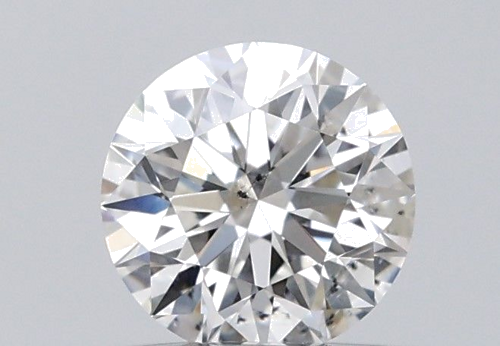 0.59 carat F-SI1 Excellent cut Natūralus Round Deimantas (1)