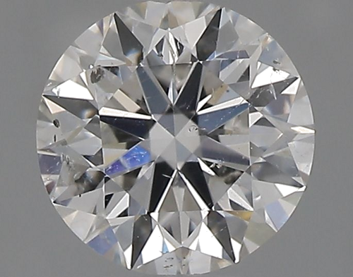 0.58 carat F-SI2 Excellent cut Natūralus Round Deimantas (1)