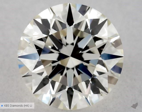 0.4 carat J-VS2 Excellent cut Natūralus Round Deimantas (1)