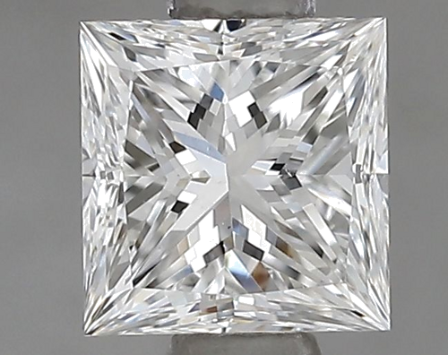 0.6 carat E-VS2 Natūralus Princess Deimantas (1)