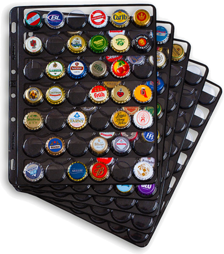 Sheets for bottle caps COMPART 42 (Black base) (1)