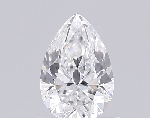 0.6 carat E-VS2 Natūralus Pear Deimantas (1)