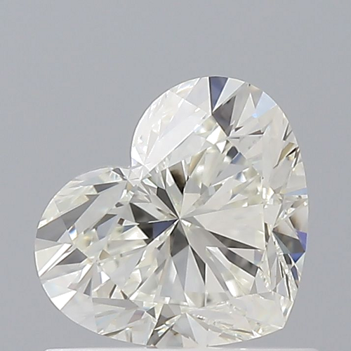 0.71 carat J-VVS2 Natūralus Heart Deimantas (1)