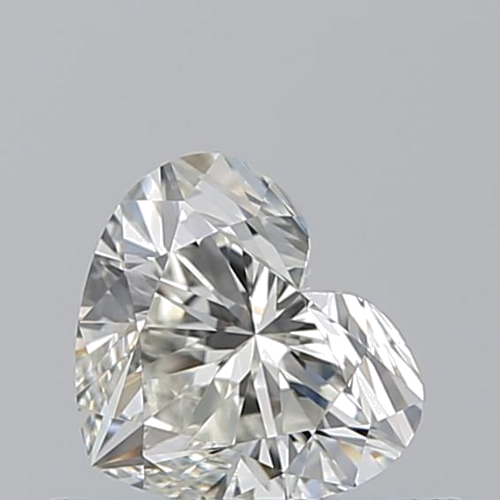 0.5 carat J-VVS2 Natūralus Heart Deimantas (1)