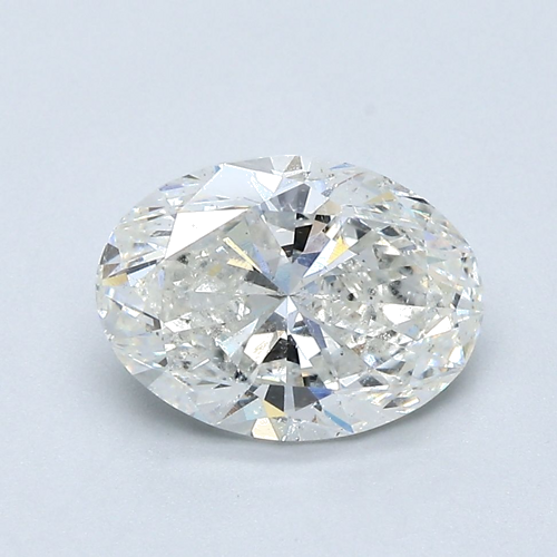 2.01 carat H-SI2 Natūralus Oval Deimantas (1)