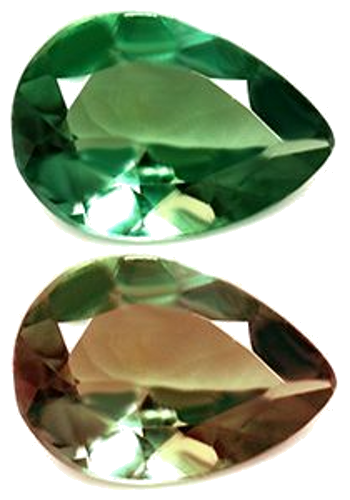 0.36 carat GREEN Pear Alexandrite (1)