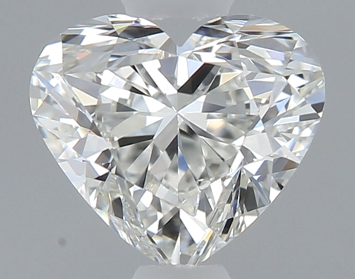 0.5 carat I-VVS2 Natūralus Heart Deimantas (1)