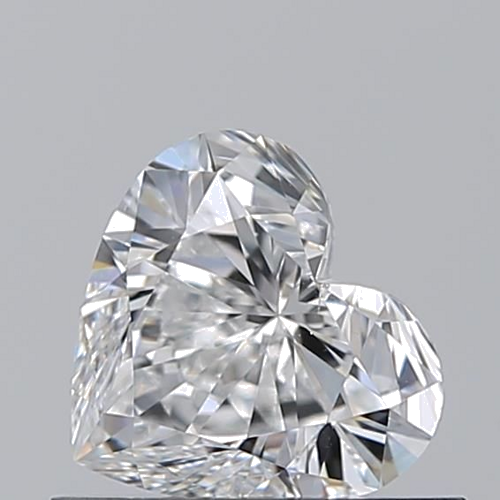 0.61 carat D-SI1 Natūralus Heart Deimantas (1)