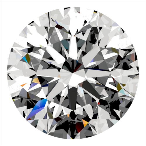 0.3 carat D-VVS1 Excellent cut Natūralus Round Deimantas (1)