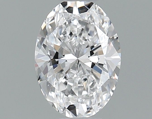 0.5 carat D-VS2 Natūralus Oval Deimantas (1)