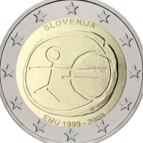 2009 Словения EMU монета 2 евро (2)