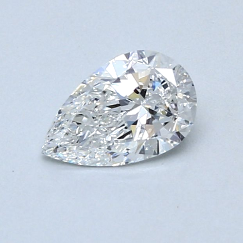 0.56 carat E-VVS2 Natūralus Pear Deimantas (1)