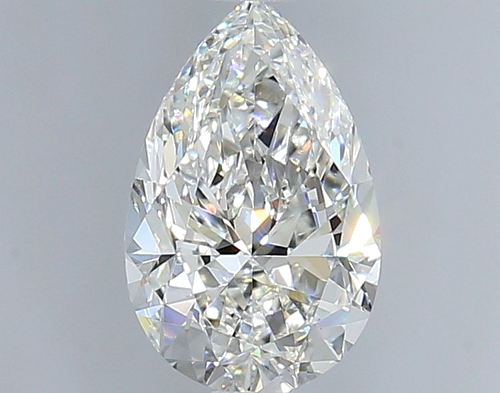 1.0 carat G-VS2 Natūralus Pear Deimantas (1)