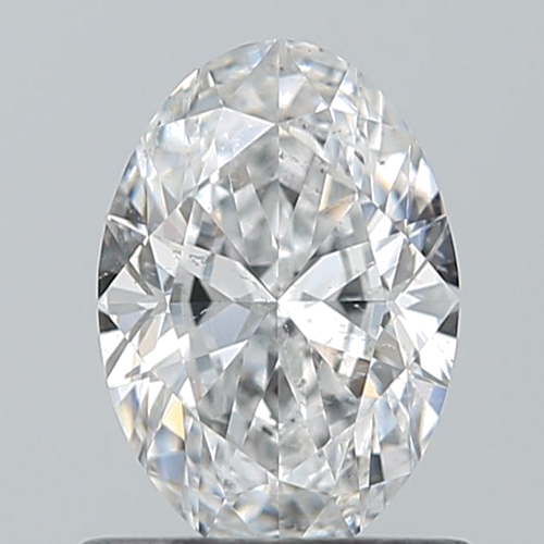 0.7 carat D-SI2 Natūralus Oval Deimantas (1)