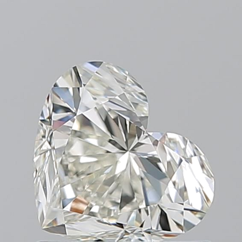 1.01 carat K-VVS2 Natūralus Heart Deimantas (1)