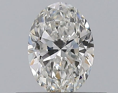0.4 carat F-VVS1 Natūralus Oval Deimantas (1)