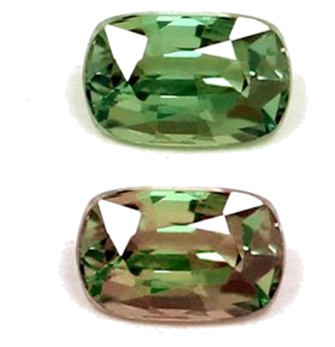 0.28 carat GREEN Cushion Alexandrite (1)