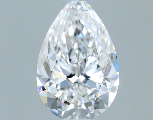 0.5 carat D-VS1 Natūralus Pear Deimantas (1)