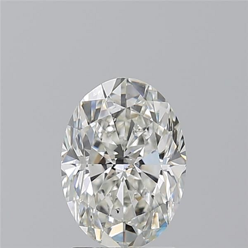 2.21 carat H-SI1 Natūralus Oval Deimantas (1)