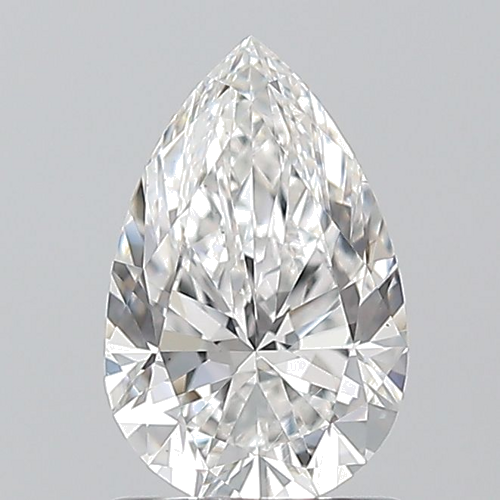 1.01 carat F-VS1 Natūralus Pear Deimantas (1)