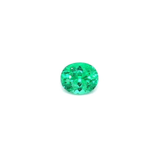0.39 carat GREEN MODIFIEDBRILLIANT cut Oval Smaragdas (1)