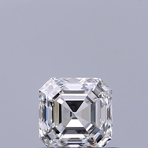 0.39 carat E-IF Natūralus Asscher Deimantas (1)