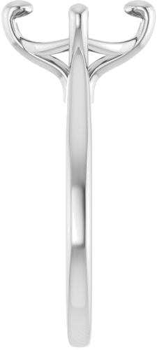 Sužadėtuvių Žiedas „Solitaire“ 925 Sidabro Elongated Cushion 10mm x 8mm (4)