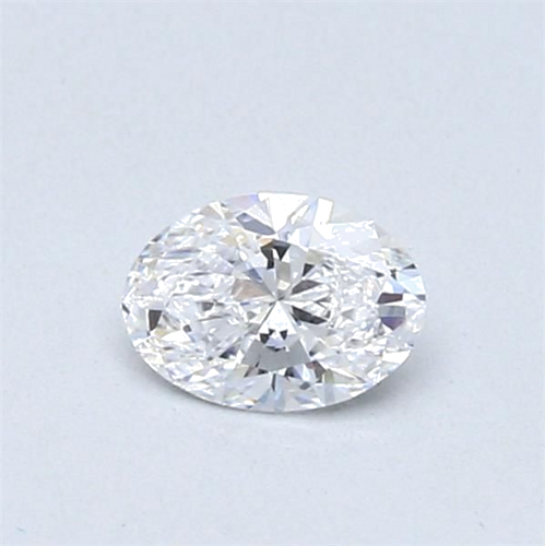 0.32 carat D-VVS2 Natūralus Oval Deimantas (1)