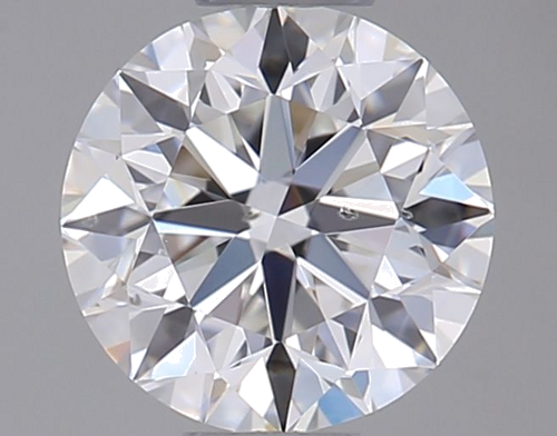 0.5 carat F-SI1 Very Good cut Natūralus Round Deimantas (1)