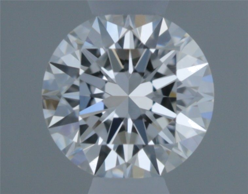 0.38 carat F-VVS1 Excellent cut Natūralus Round Deimantas (1)