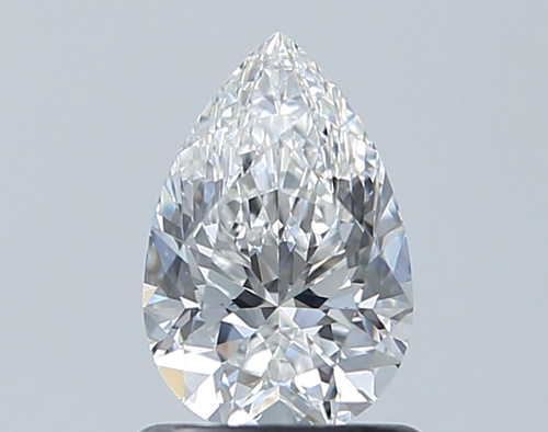 0.9 carat E-VS1 Natūralus Pear Deimantas (1)