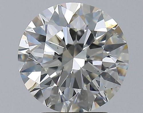 3.0 carat I-SI1 Excellent cut Natūralus Round Deimantas (1)