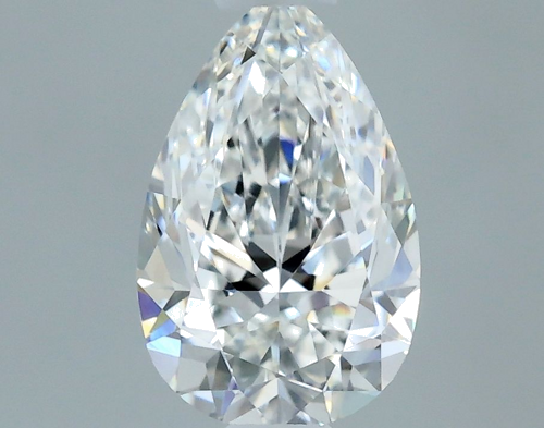 0.54 carat F-VVS1 Natūralus Pear Deimantas (1)