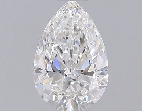 0.58 carat F-VS2 Natūralus Pear Deimantas (1)