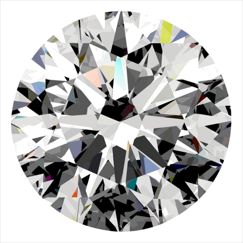 0.31 carat H-VVS2 Excellent cut Natūralus Round Deimantas (1)