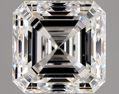 2.5 carat F-VS2 Natūralus Asscher Deimantas (1)