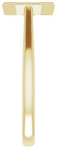 Sužadėtuvių Žiedas „Solitaire“ 585 Geltonojo Aukso Round 5.2mm (4)