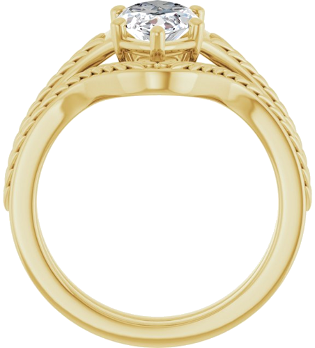 Sužadėtuvių Žiedas „Solitaire“ 14k yellow gold Marquise 12mm x 6mm (7)