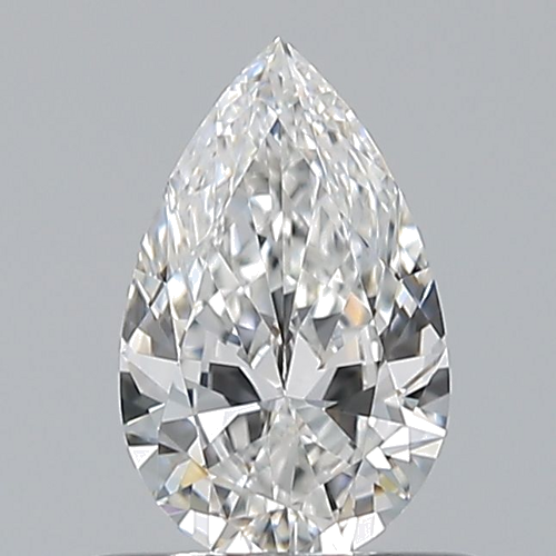 0.5 carat E-VVS1 Natūralus Pear Deimantas (1)