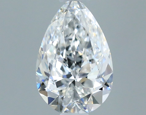 0.5 carat E-VS1 Natūralus Pear Deimantas (1)