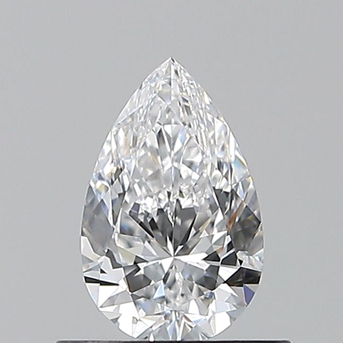 0.53 carat D-VVS2 Natūralus Pear Deimantas (1)